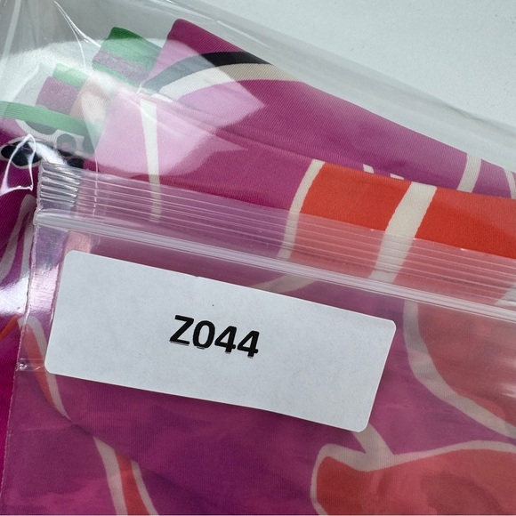 Super Cute Purple Red Floral Swim Skirt Skort - Picture 9 of 9